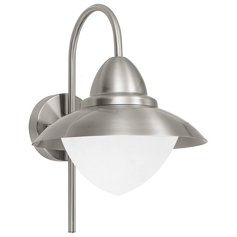 Silberne antik Außenleuchte Glas, Elayza, IP44 Silberne antik Außenleuchte Glas, Elayza, IP44