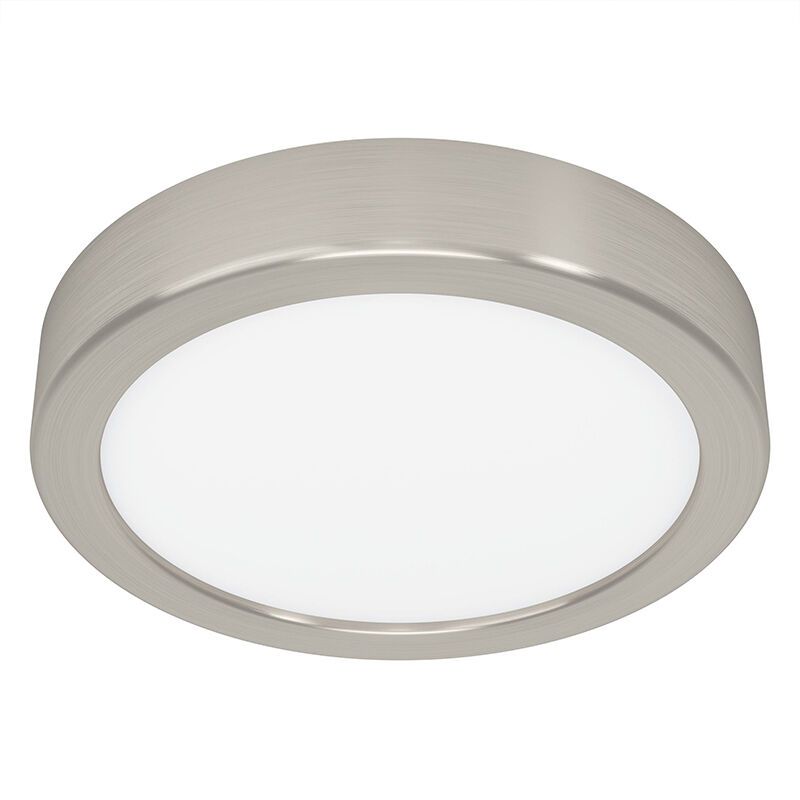 Nickel Deckenlampe Kunststoff, Geraldo, 11W, 3000K LED