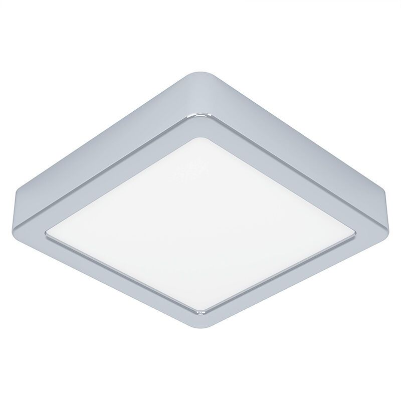 Chrom Badezimmer Deckenleuchte Kunststoff, Geraldo, 11W, 3000K LED, IP44