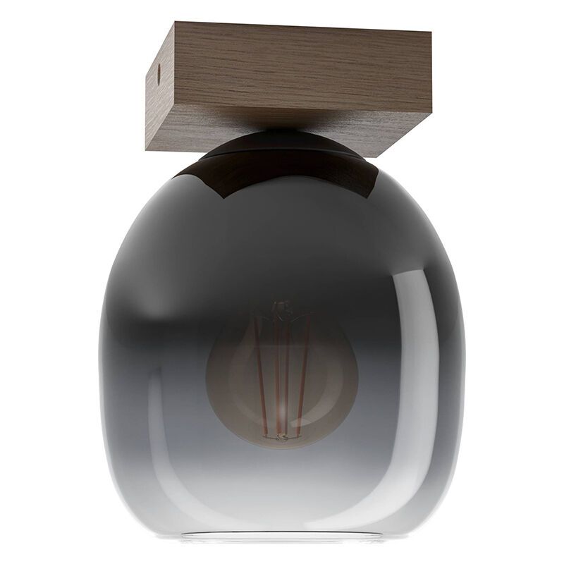 Braune moderne Deckenleuchte Holz, Frida Braune moderne Deckenleuchte Holz, Frida