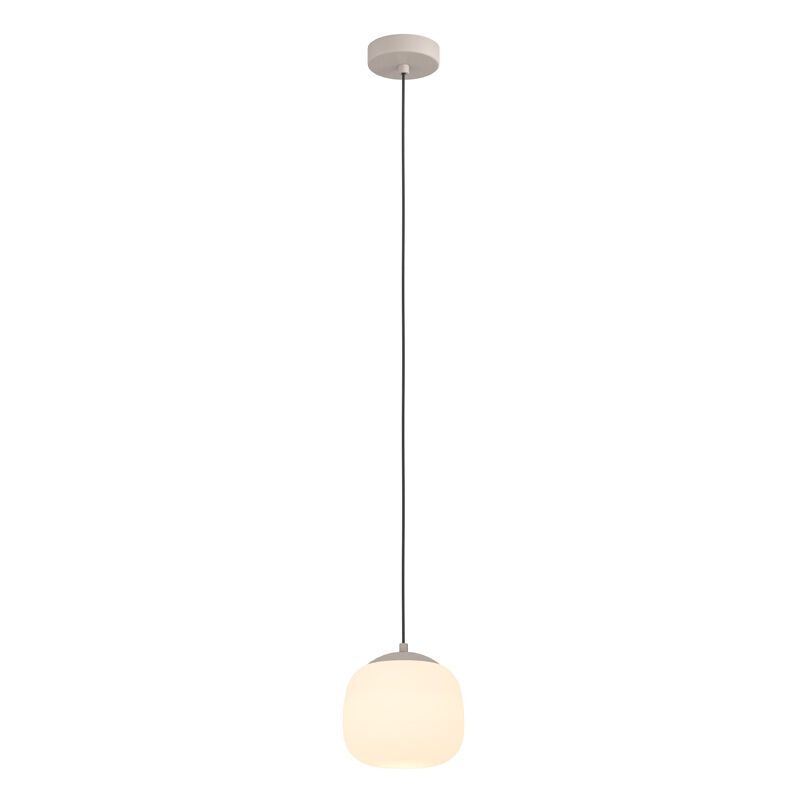 Taupe Pendelleuchte Glas, Claudia