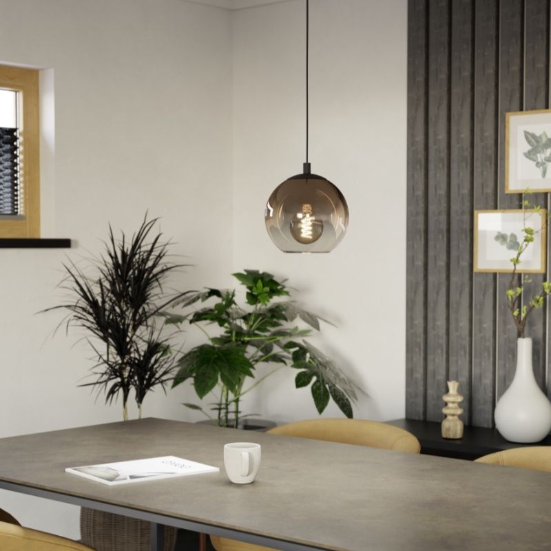 Kupfer moderne Pendelleuchte Glas, Achek