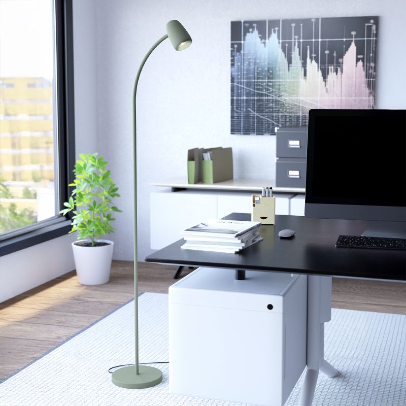 Grüne moderne Stehlampe Stahl, Sahila, mit Schalter Grüne moderne Stehlampe Stahl, Sahila, mit Schalter