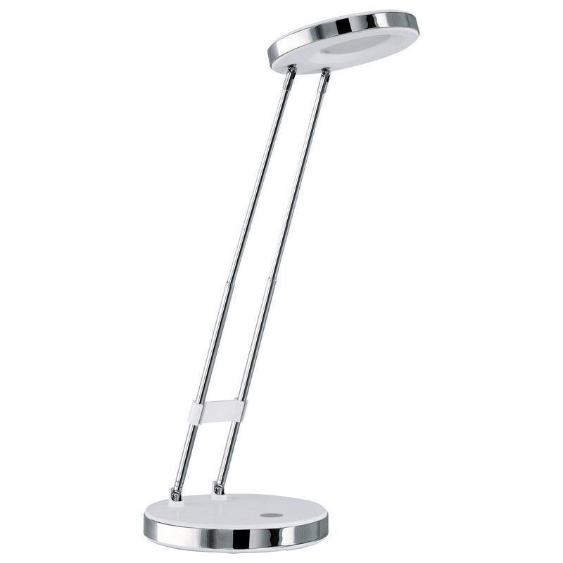 Weiße moderne Schreibtischlampe Kunststoff, Arie, 3W, 3000K LED, mit Schalter