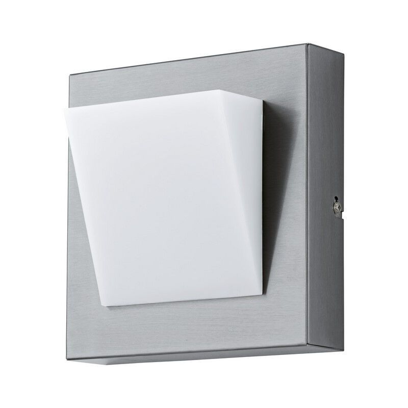 Silberne Außenleuchte Kunststoff, Mell, 4W, 3000K LED, IP44