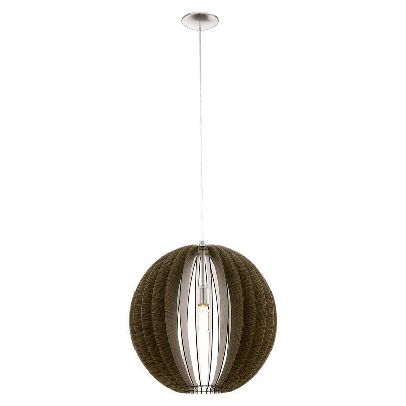 Braune landhaus Pendelleuchte Holz, Bergama