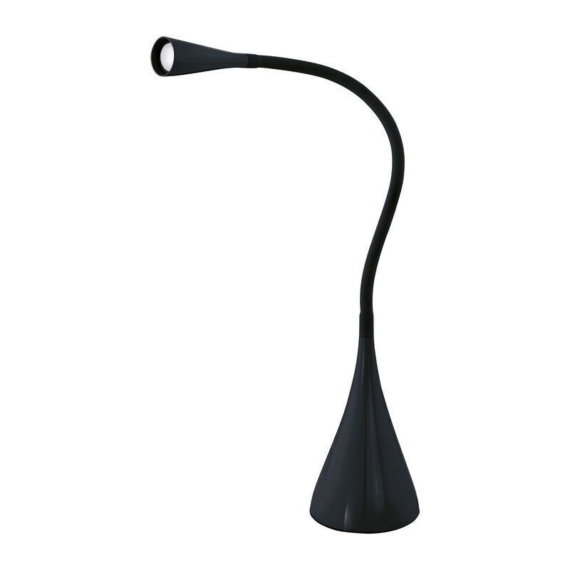 Schwarze moderne Schreibtischlampe Kunststoff, Lieselot, mit Touch-Dimmer Schwarze moderne Schreibtischlampe Kunststoff, Lieselot, mit Touch-Dimmer