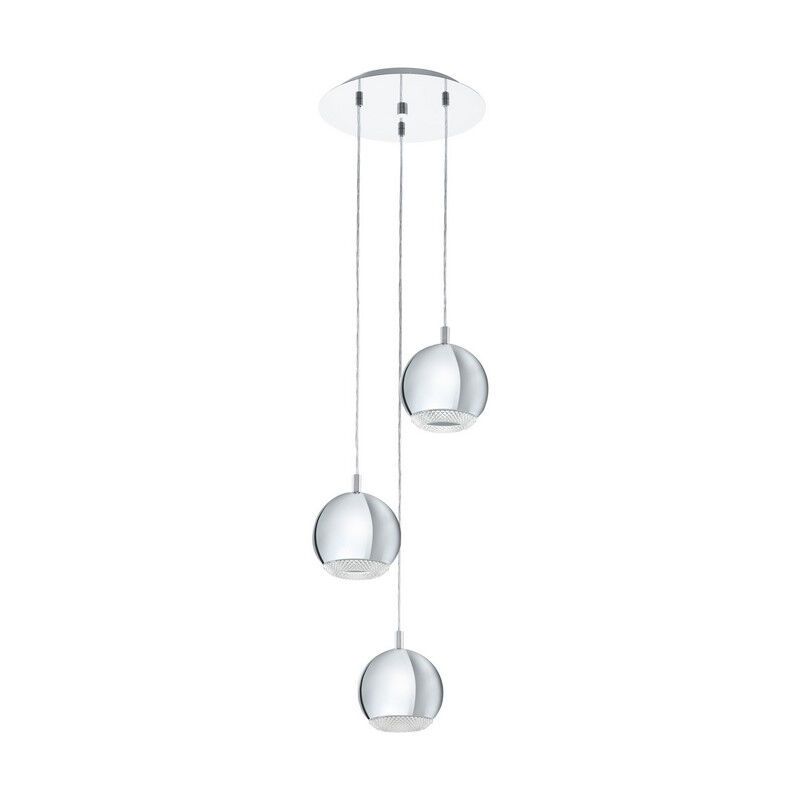 Chrom design Pendelleuchte Kunststoff, Ayse Chrom design Pendelleuchte Kunststoff, Ayse