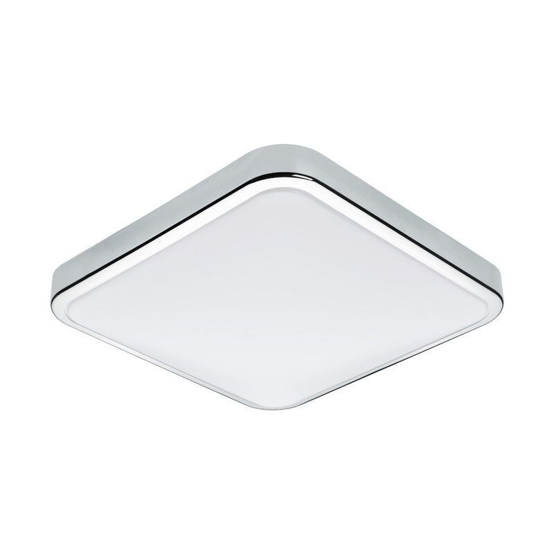 Chrom Wandleuchte Kunststoff, Beyza, 16W, 3000K LED, IP44 Chrom Wandleuchte Kunststoff, Beyza, 16W, 3000K LED, IP44