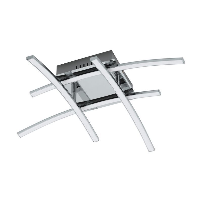 Chrom moderne Deckenlampe Aluminium, Josua, 5W, 3000K LED Chrom moderne Deckenlampe Aluminium, Josua, 5W, 3000K LED