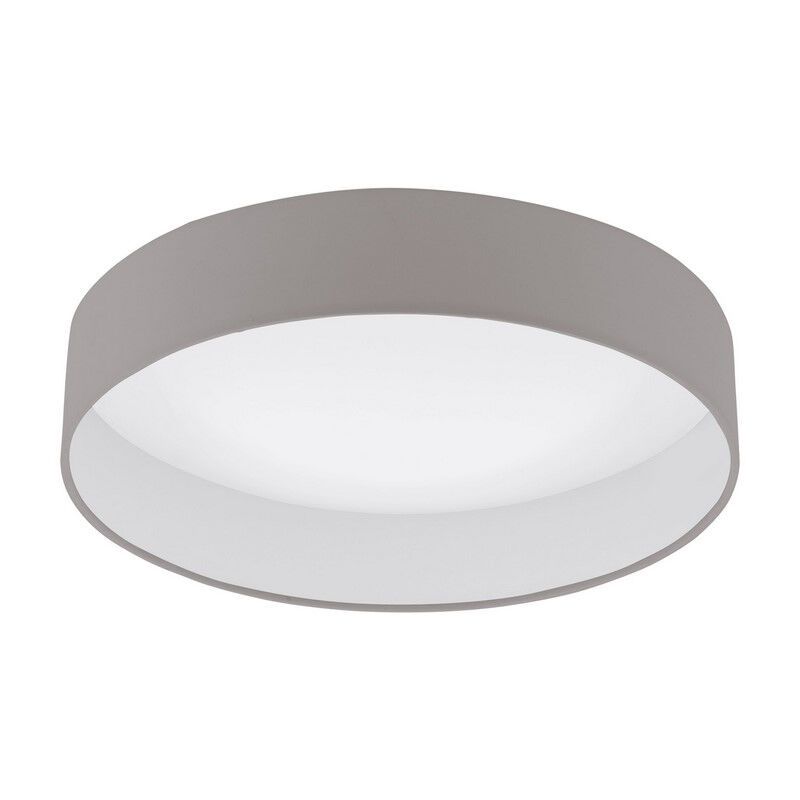 Taupe Deckenleuchte Stoff, Guido, 18W, 3000K LED