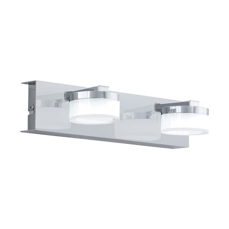 Chrom moderne Wandleuchte Kunststoff, Busra, 7W, 3000K LED, IP44 Chrom moderne Wandleuchte Kunststoff, Busra, 7W, 3000K LED, IP44