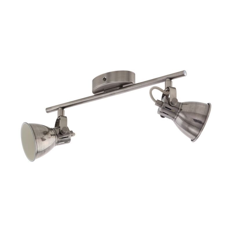 Creme vintage Deckenstrahler Stahl, Tinke
