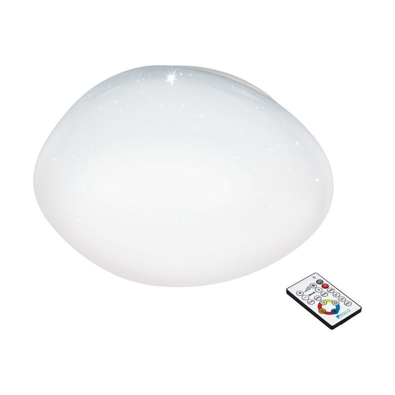 Weiße Deckenlampe Stahl, Tyrell, 34W, in Lichtfarbe einstellbare LED Weiße Deckenlampe Stahl, Tyrell, 34W, in Lichtfarbe einstellbare LED