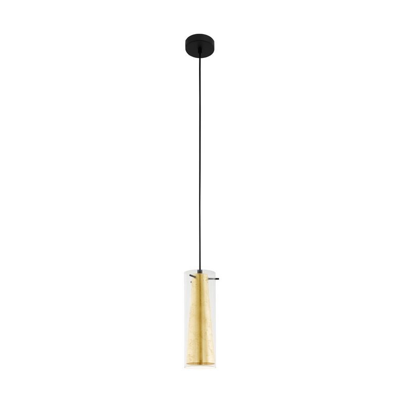 Goldene moderne Pendelleuchte Glas, Barceno