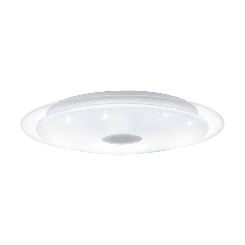 Transparente Deckenlampe Stahl, Dunya, 24W, in Lichtfarbe einstellbare LED