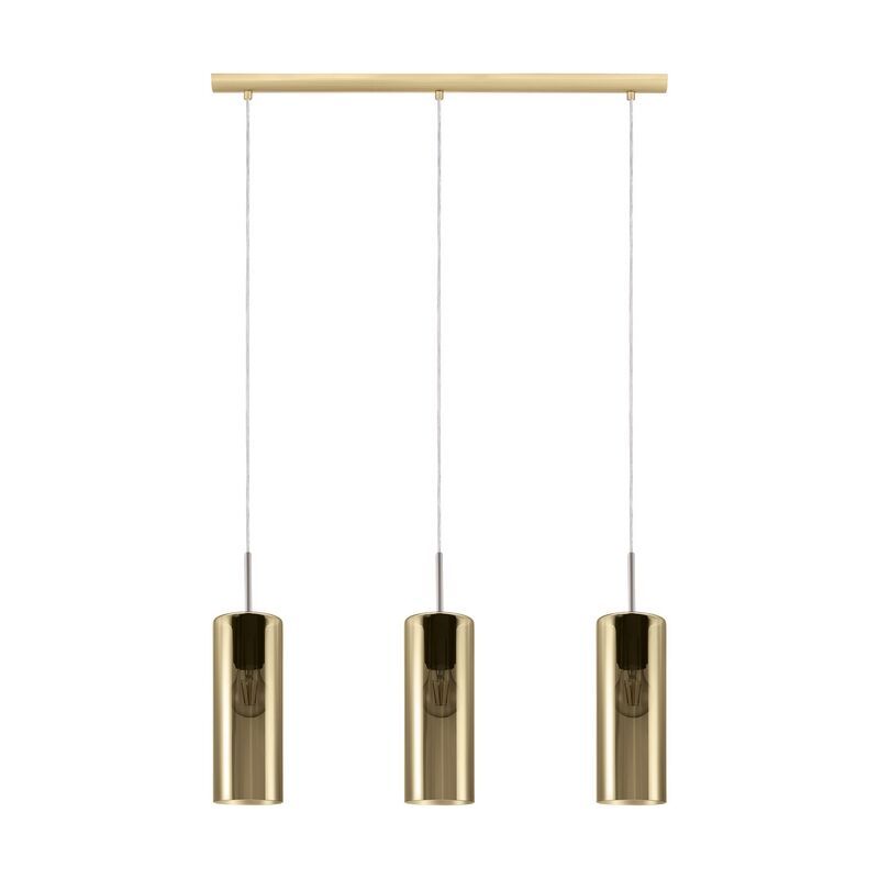 Goldene design Pendelleuchte Glas, Tino