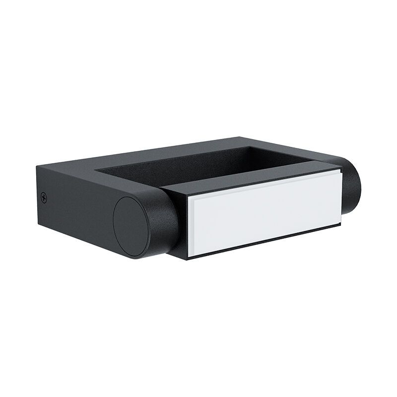 Schwarze moderne Außenleuchte Aluminium, Kawa, 4,8W, 3000K LED, IP44 Schwarze moderne Außenleuchte Aluminium, Kawa, 4,8W, 3000K LED, IP44