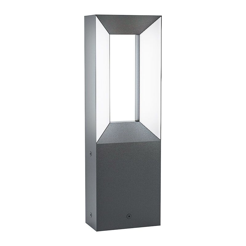 Schwarze moderne Außenleuchte Aluminium, Larisa, 5W, 3000K LED, IP44