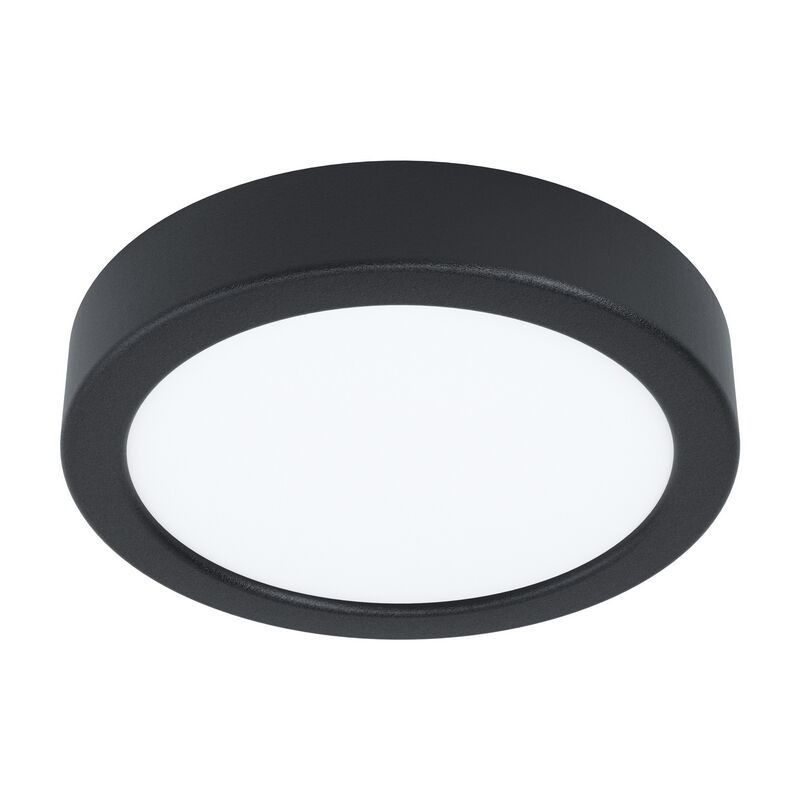Schwarze Deckenleuchte Stahl, Pascale, 10W, 3000K LED
