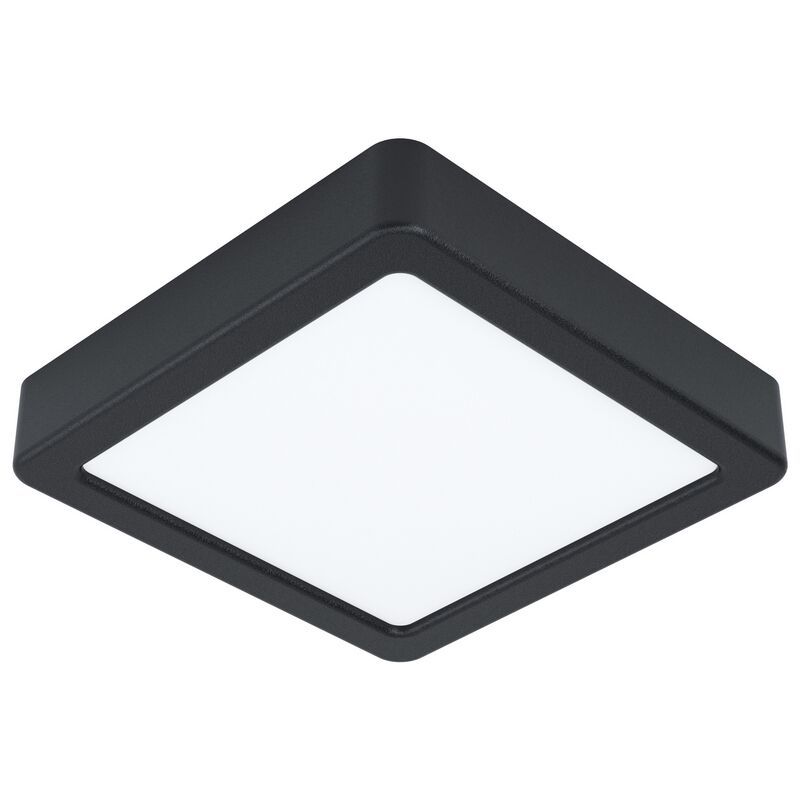Schwarze Deckenleuchte Stahl, Pascale, 10W, 4000K LED
