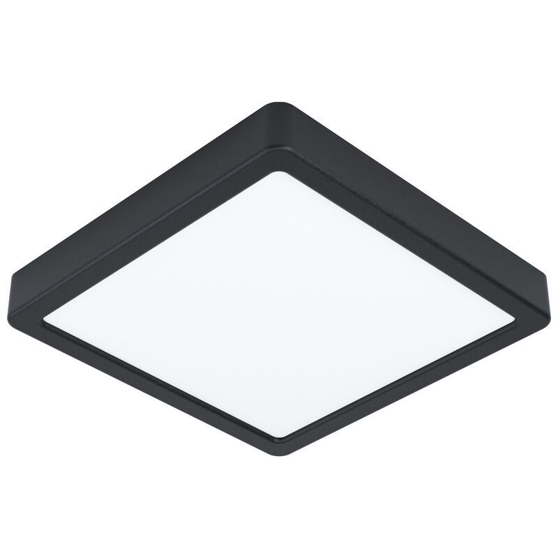 Schwarze Deckenleuchte Stahl, Pascale, 16W, 4000K LED