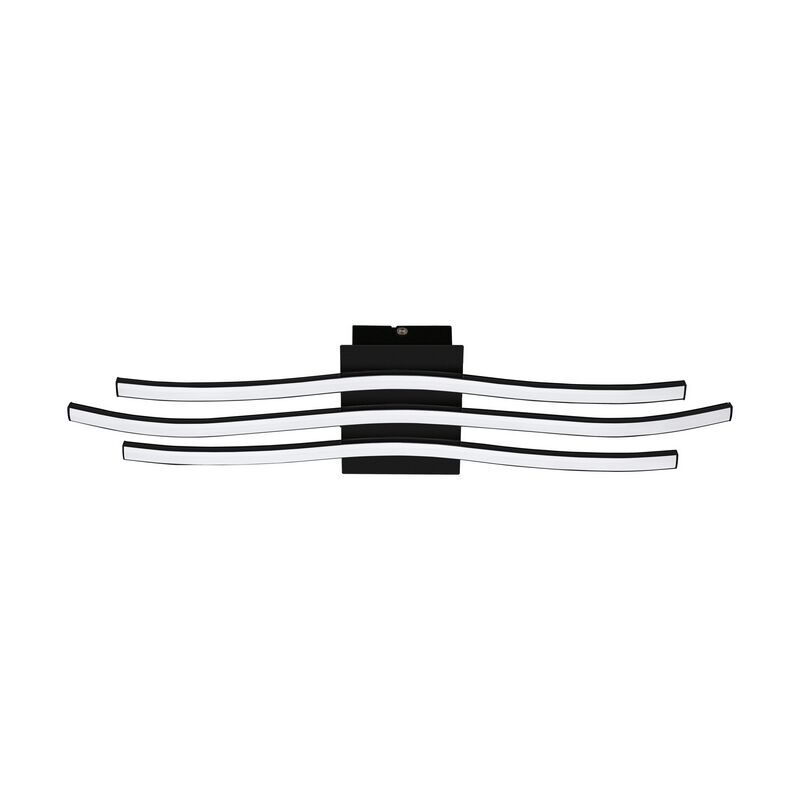 Schwarze moderne Deckenlampe Aluminium, Therese, 21W, 3000K LED Schwarze moderne Deckenlampe Aluminium, Therese, 21W, 3000K LED