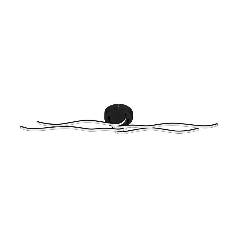 Schwarze moderne Deckenlampe Aluminium, Therese, 36W, 3000K LED Schwarze moderne Deckenlampe Aluminium, Therese, 36W, 3000K LED