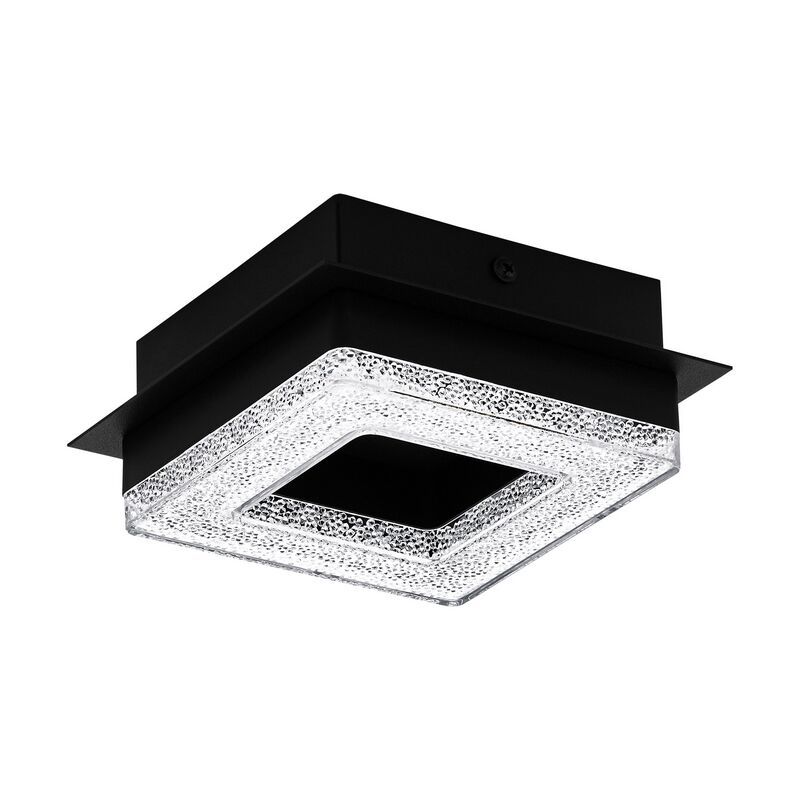 Schwarze design Deckenlampe Stahl, Arjo, 4W, 3000K LED Schwarze design Deckenlampe Stahl, Arjo, 4W, 3000K LED