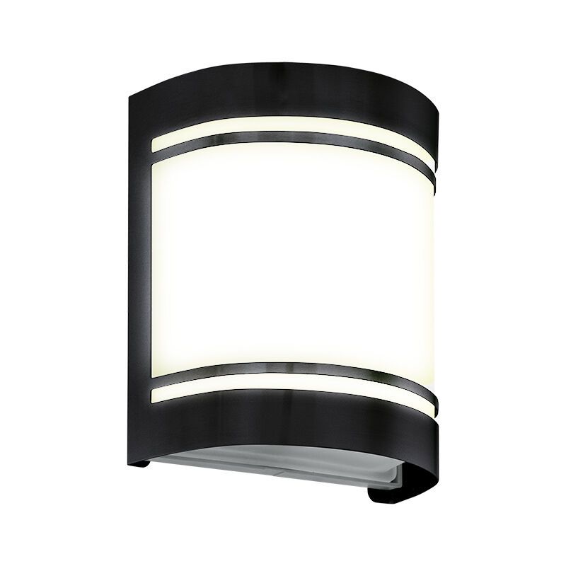 Schwarze moderne Außenleuchte Stahl, Aartje, IP44 Schwarze moderne Außenleuchte Stahl, Aartje, IP44