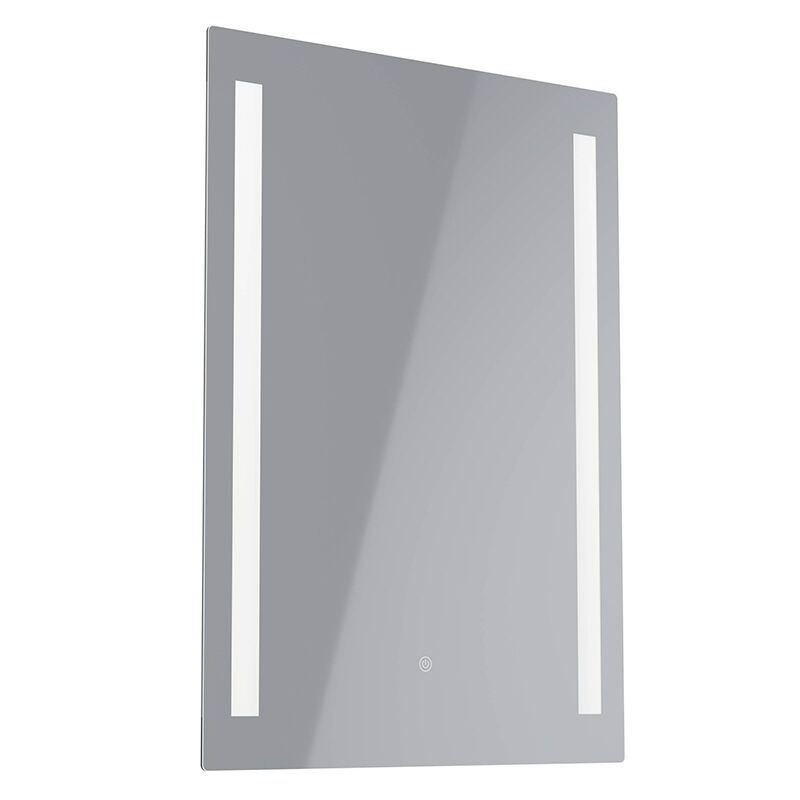 Graue moderne Spiegel mit Beleuchtung Glas, Bibi, 6,1W, 4000K LED, IP44, mit Schalter Graue moderne Spiegel mit Beleuchtung Glas, Bibi, 6,1W, 4000K LED, IP44, mit Schalter