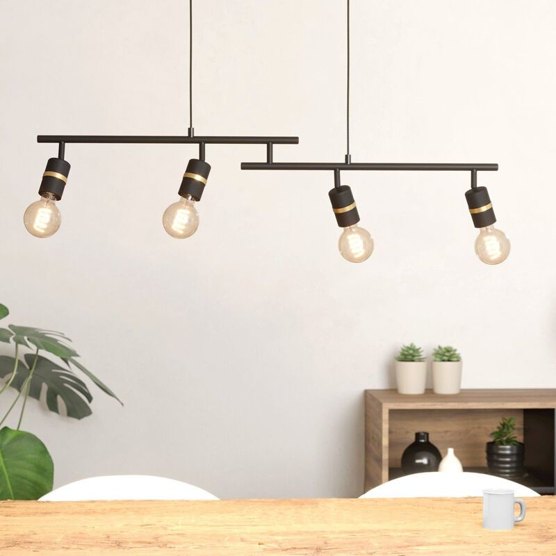 Schwarze Pendelleuchte Aluminium, Jelger Schwarze Pendelleuchte Aluminium, Jelger