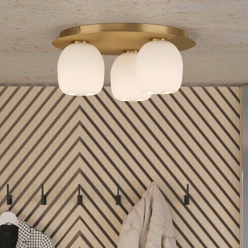 Weiße design Deckenleuchte Glas, Jeannine Weiße design Deckenleuchte Glas, Jeannine