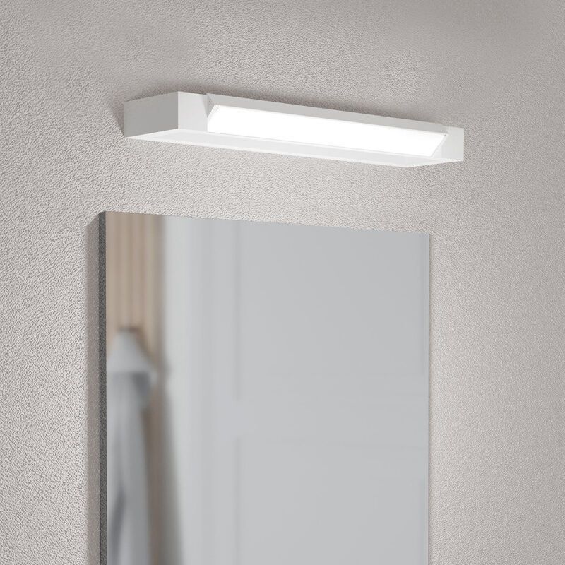 Chrom moderne Spiegelbeleuchtung Aluminium, Shukri, 8,9W, 4000K LED, IP44