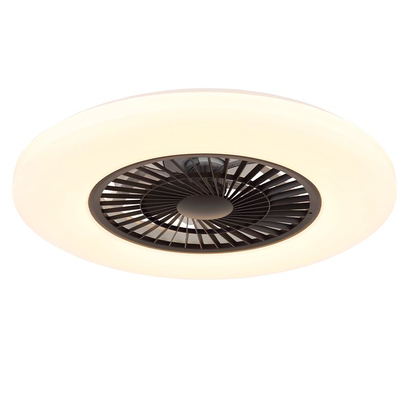 Weiße moderne Deckenventilator Kunststoff, Kjelt, 40W, RGBW LED, mit Fernbedienung Weiße moderne Deckenventilator Kunststoff, Kjelt, 40W, RGBW LED, mit Fernbedienung