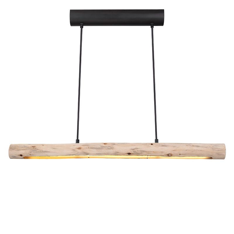 Holz Pendelleuchte Braun, Abbas, 15W, 3000K LED
