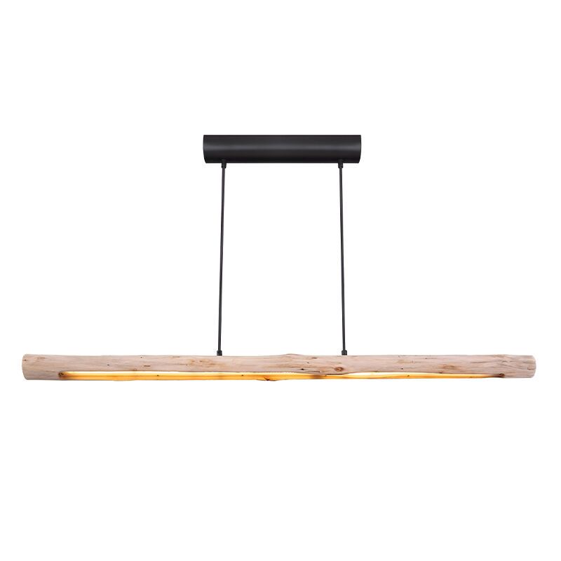 Holz Pendelleuchte Braun, Abbas, 25W, 3000K LED Holz Pendelleuchte Braun, Abbas, 25W, 3000K LED