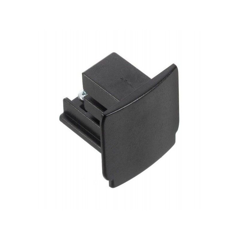 Schwarze Endkappe 3-Phasen-Schiene Schwarze Endkappe 3-Phasen-Schiene