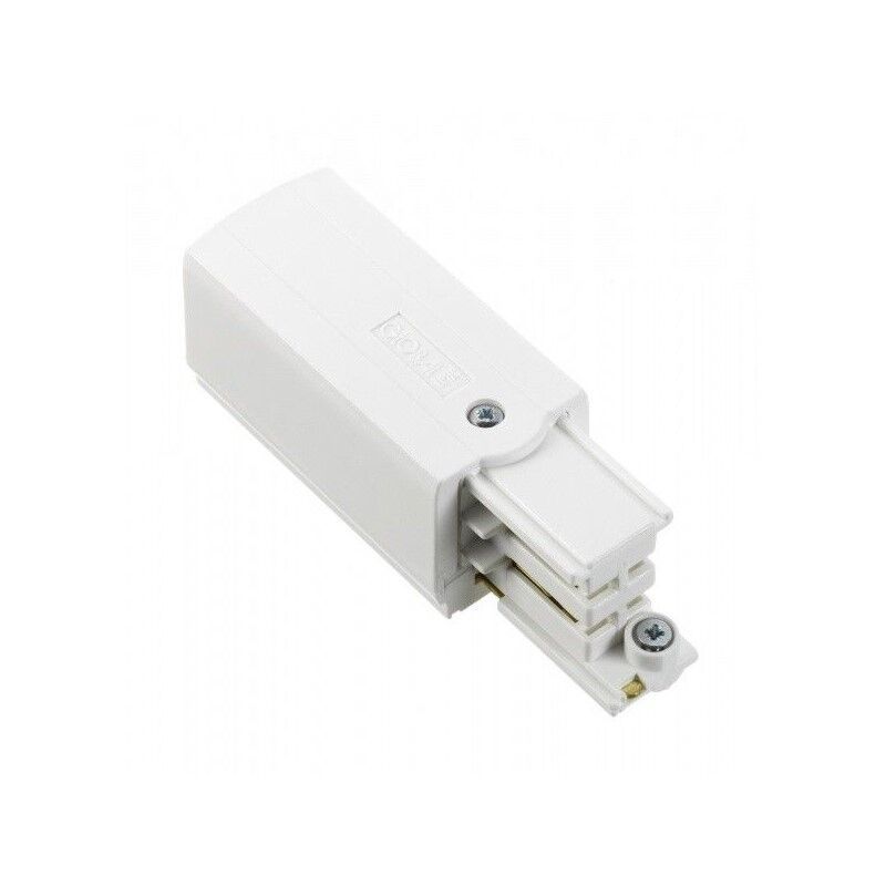 Weiße Anschlussdose, Erde links Weiße Anschlussdose, Erde links