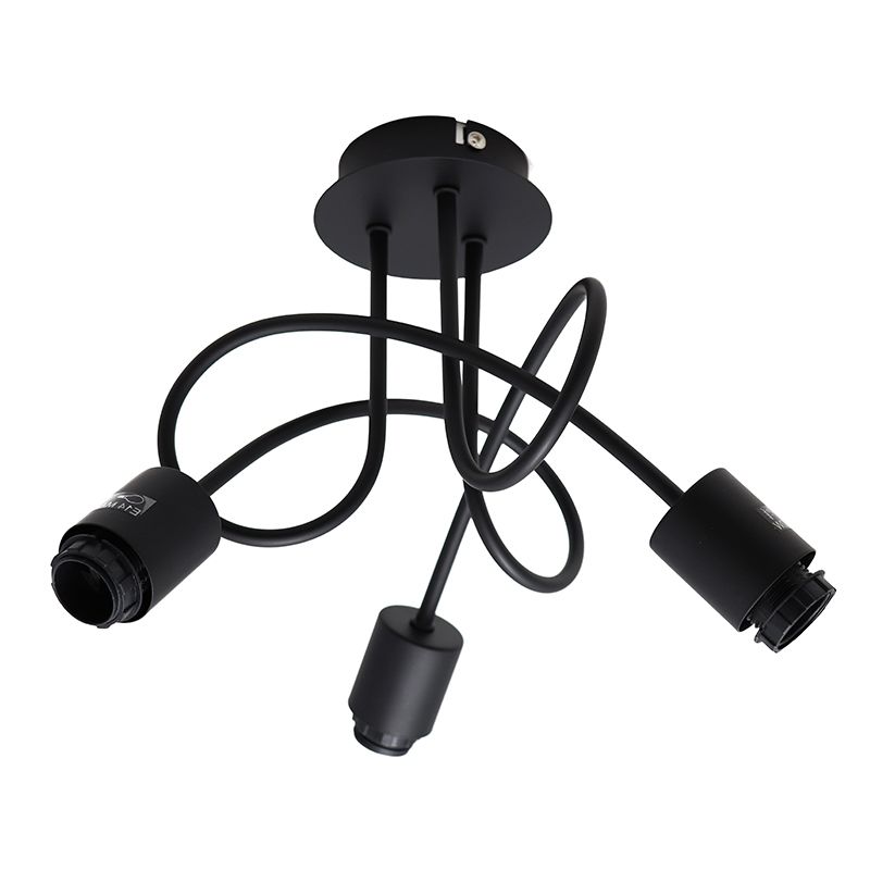 Aluminium Deckenkappe Schwarz, Rika