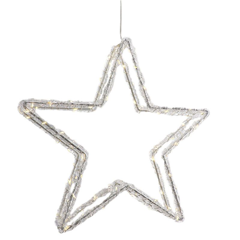 LED-Weihnachtsstern, 80 warmweiße Leds, IP44