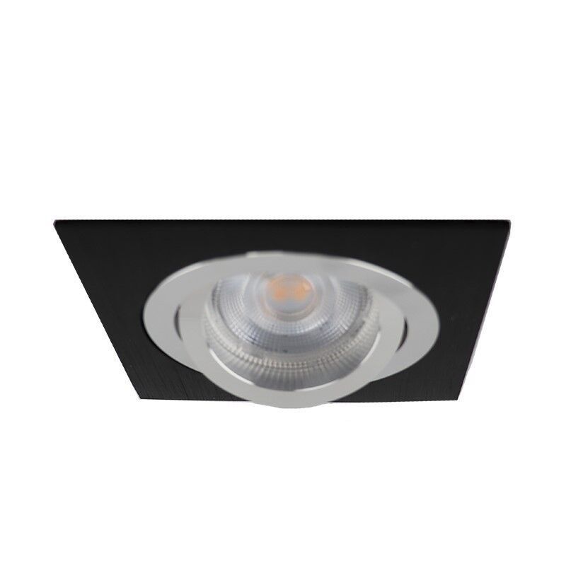 Aluminium Einbaustrahler Schwarz, Heido