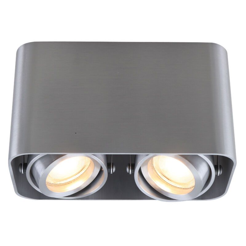 Moderne Aufbauspot Silber, Bera