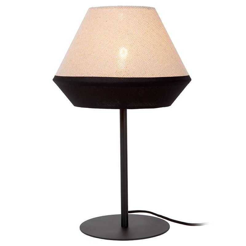 Beige Tischleuchte Modern, Kala, mit Schalter