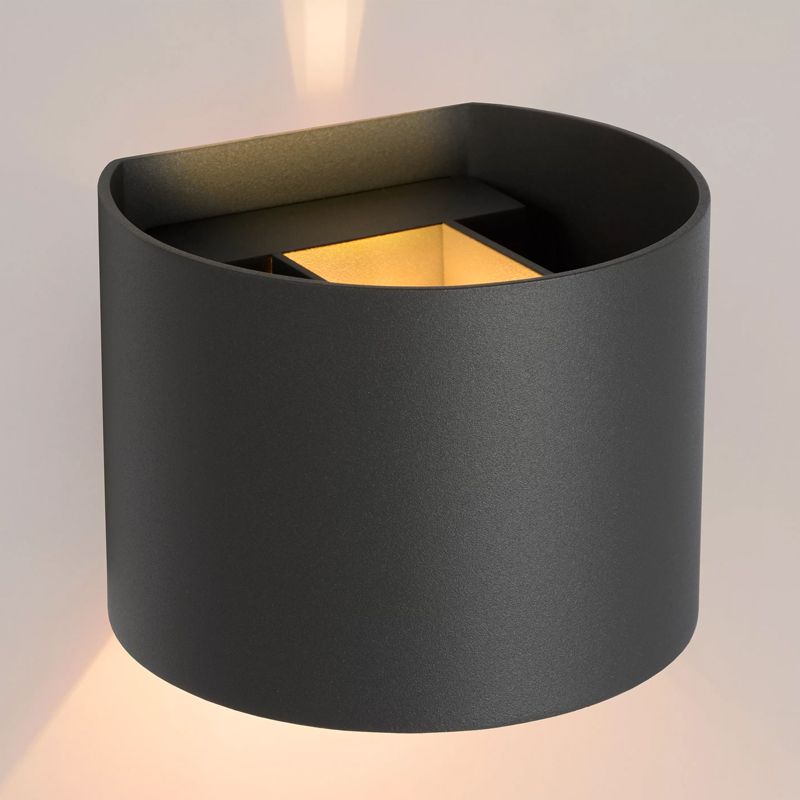 Graue Up down Wandleuchte Modern, Xio