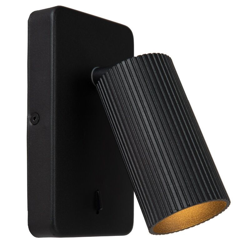 Schwarze Wandstrahler Modern, Clubs, mit Schalter Schwarze Wandstrahler Modern, Clubs, mit Schalter