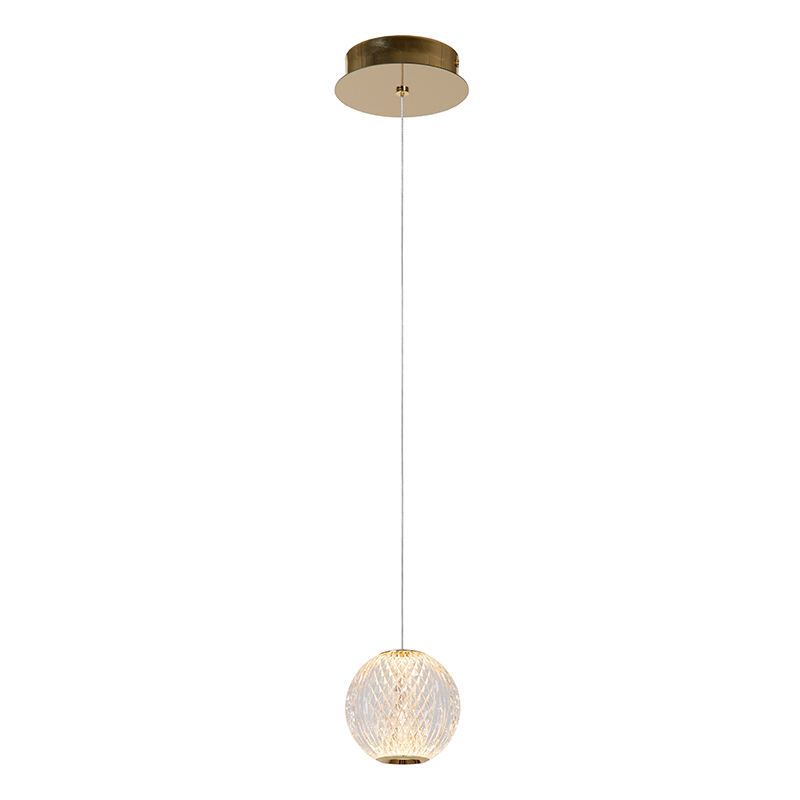 Transparente Pendelleuchte Modern, Cintra, 5,7W, 2700K LED
