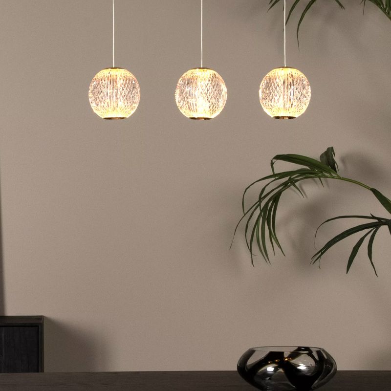 Goldene Pendelleuchte Design, Cintra, 4,7W, 2700K LED