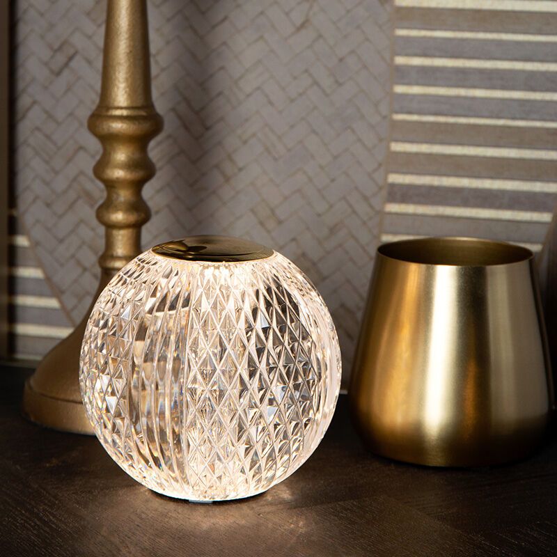 Transparente Tischleuchte Modern, Cintra, 1,5W, 3000K LED, 3-stufig dimmbar Transparente Tischleuchte Modern, Cintra, 1,5W, 3000K LED, 3-stufig dimmbar