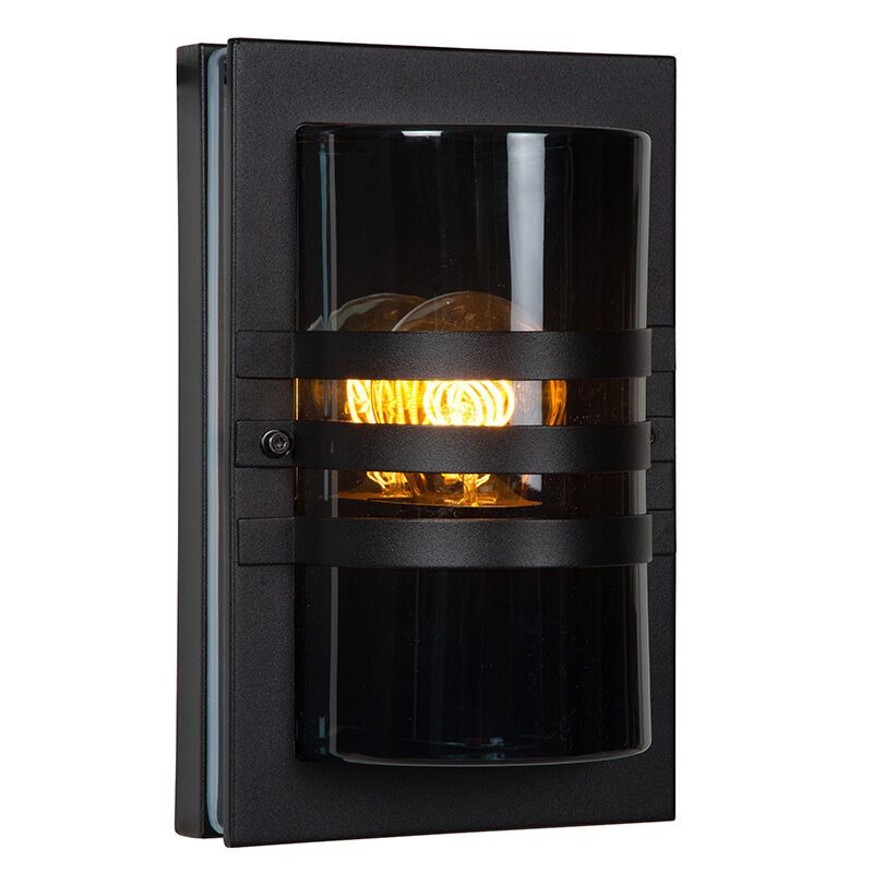 Schwarze Außenleuchte Modern, Privas, IP44 Schwarze Außenleuchte Modern, Privas, IP44